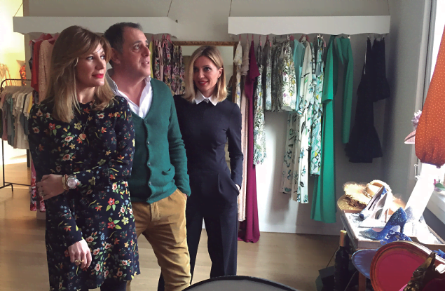 Javier Lape&ntilde;a, Alicia Hern&aacute;ndez y Miryam Pintado son los creadores del personaje ficticio Dolores Promesas.